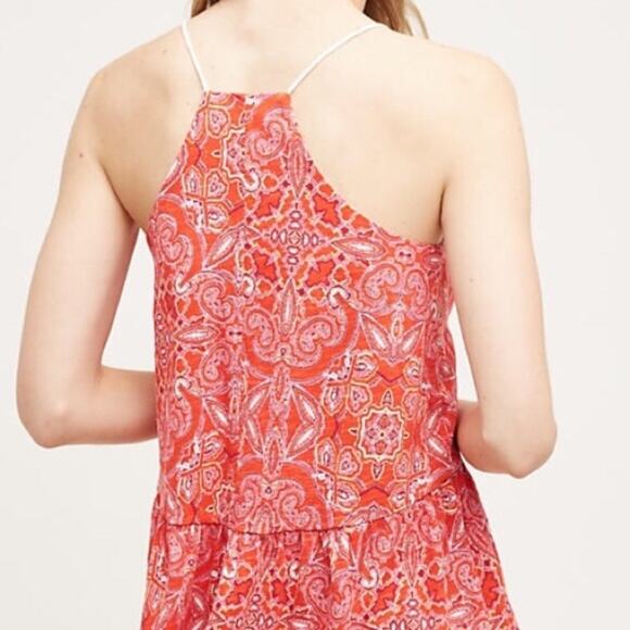 Anthropologie Meadow Rue Nuria Floral Peplum Tank - Picture 2 of 6